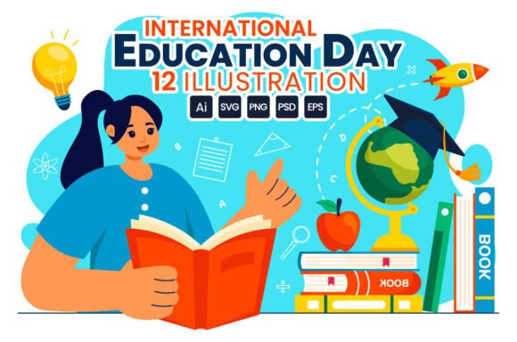 12 International Education Day Illustrat: A Visual Toolkit for Global Learning