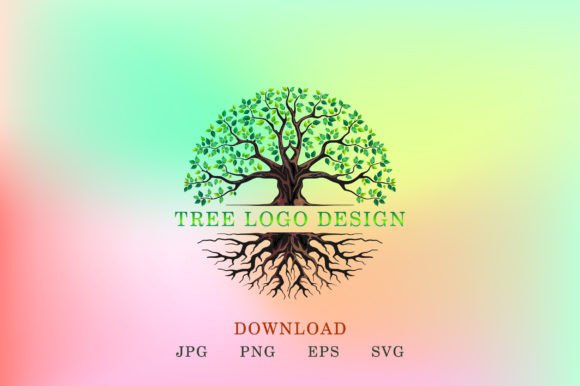 ELEGANT Tree Logo with Circle Shapes: A Practical Evaluation for Brand Identity