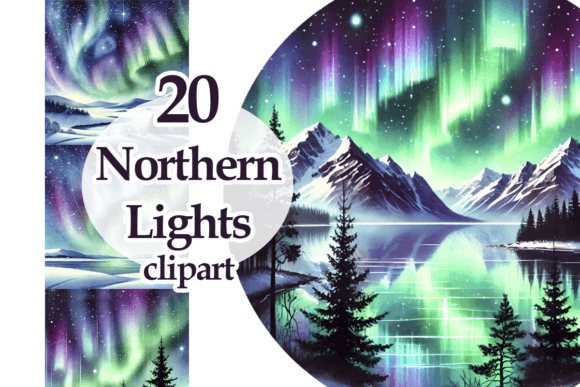 Mastering the Magic: A Guide to Watercolor Northern Lights Backgrounds for Digital and Physical Crafts