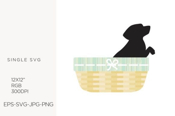 Puppy Basket, Dog, Pet Svg Logo Icon: The Essential Asset for Modern Creators