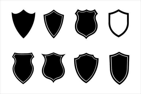 Shield Silhouettes Stock Illustration Guide