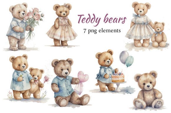 Teddy Bear Clipart, Birthday, Watercolor: A Practical Guide to Selection and Use
