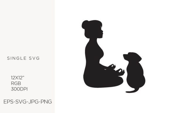 Unlocking Creative Potential with High-Quality Woman with Dog Vector Art