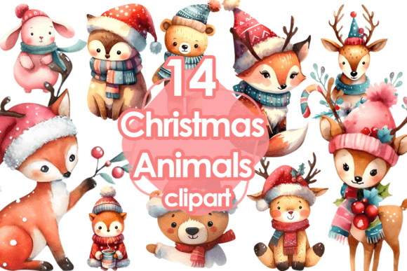 Watercolor Christmas Cute Animal Clipart: A Guide to Quality and Usage